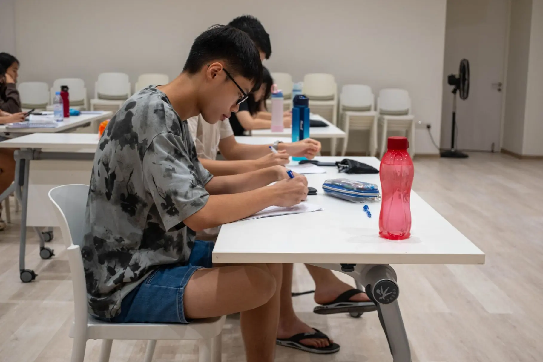 Students in tuition classs