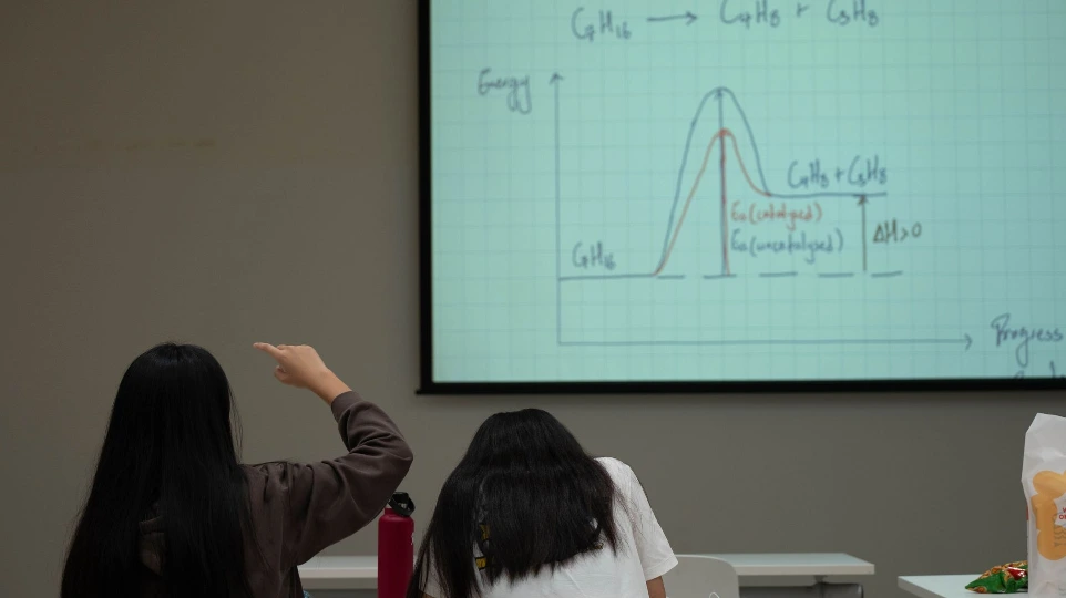 Student asking question